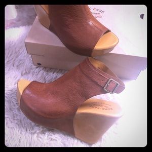 Kork-Ease Berit wedge sandals in size 10 - Brown